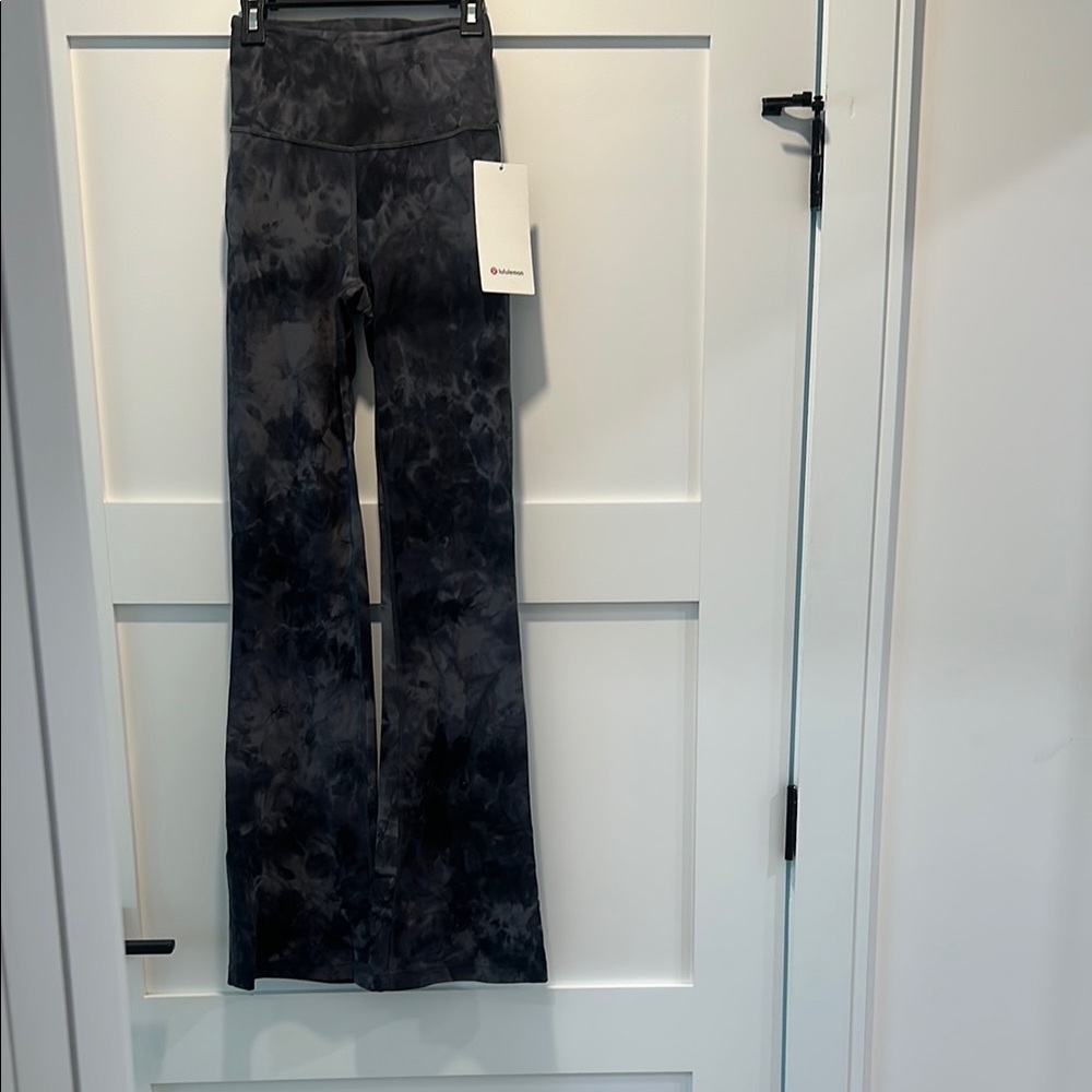 Brand new Black Flare Wide Leg Jeans with Distressed Look
